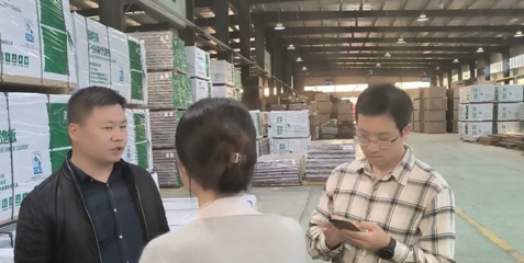 歡迎江西科學院能源研究所一行調研指導塑木鋪板發展